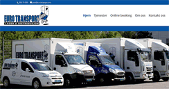 Desktop Screenshot of eurotransport.no